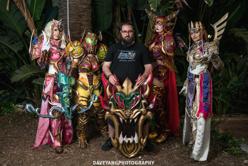 Cosplay by Danielle Beaulieu, Jessica Nigri, Friscoblondie & Kinpatsu Cosplay | Photo by Dave Yang